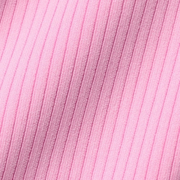 Authentic Alo Airlift Ribbed Jump Start V-Neck Bra Sweet Pink XS - Picture 3 of 6